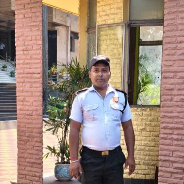 Bank security guard